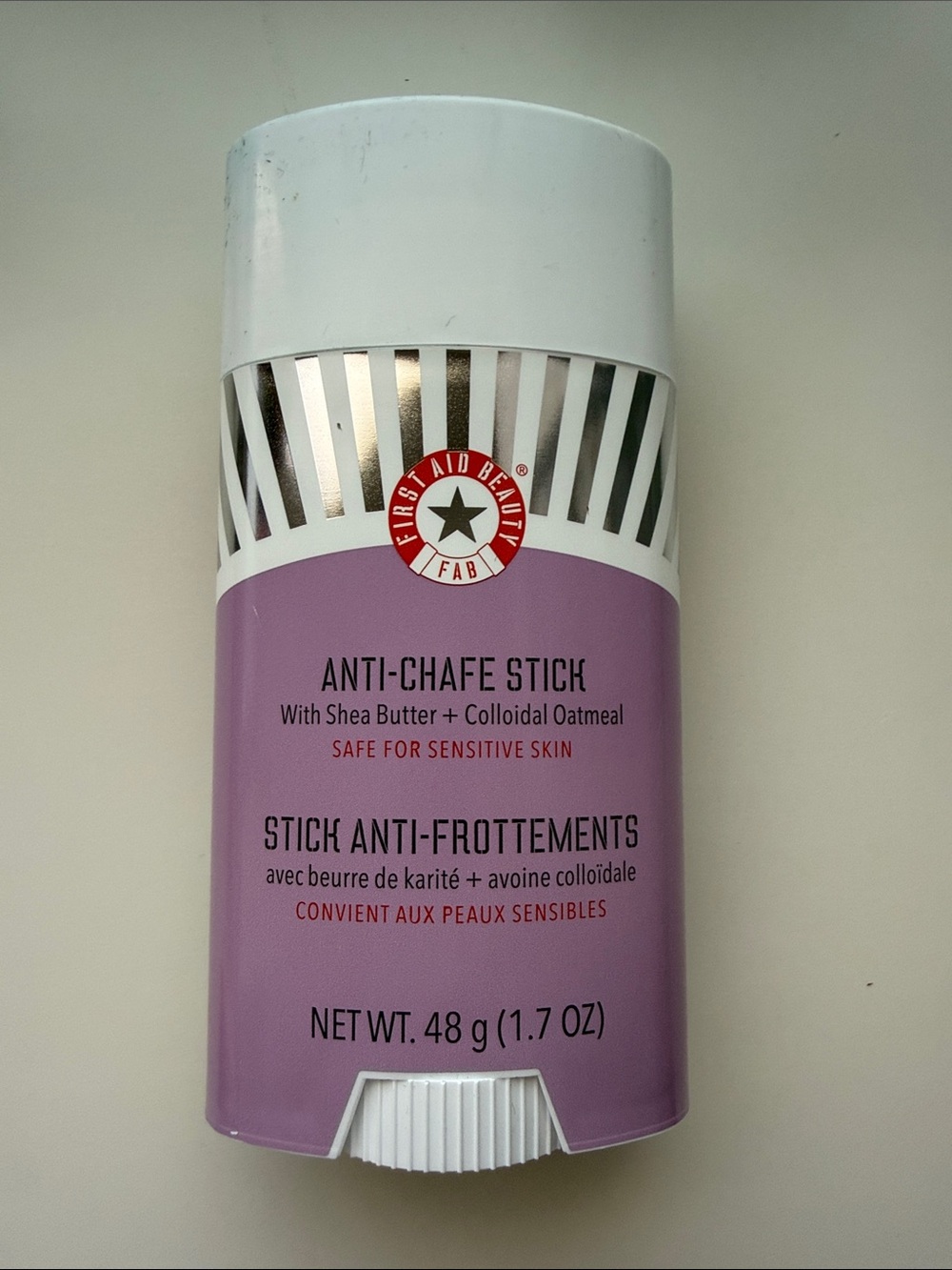 First Aid Beauty Anti-Chafe Stick - Lavender and White